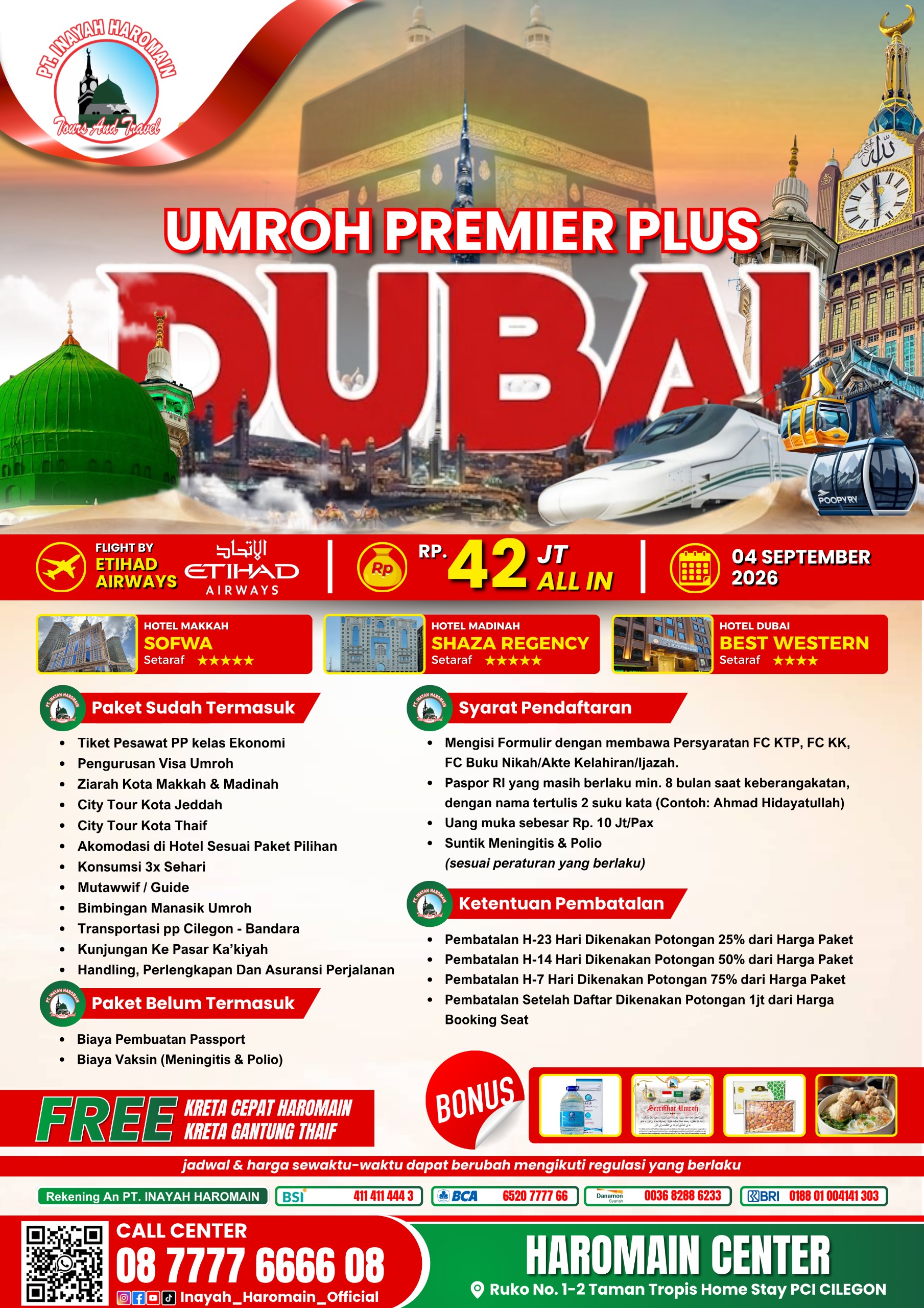 Paket Umrah Premier Plus Dubai 1