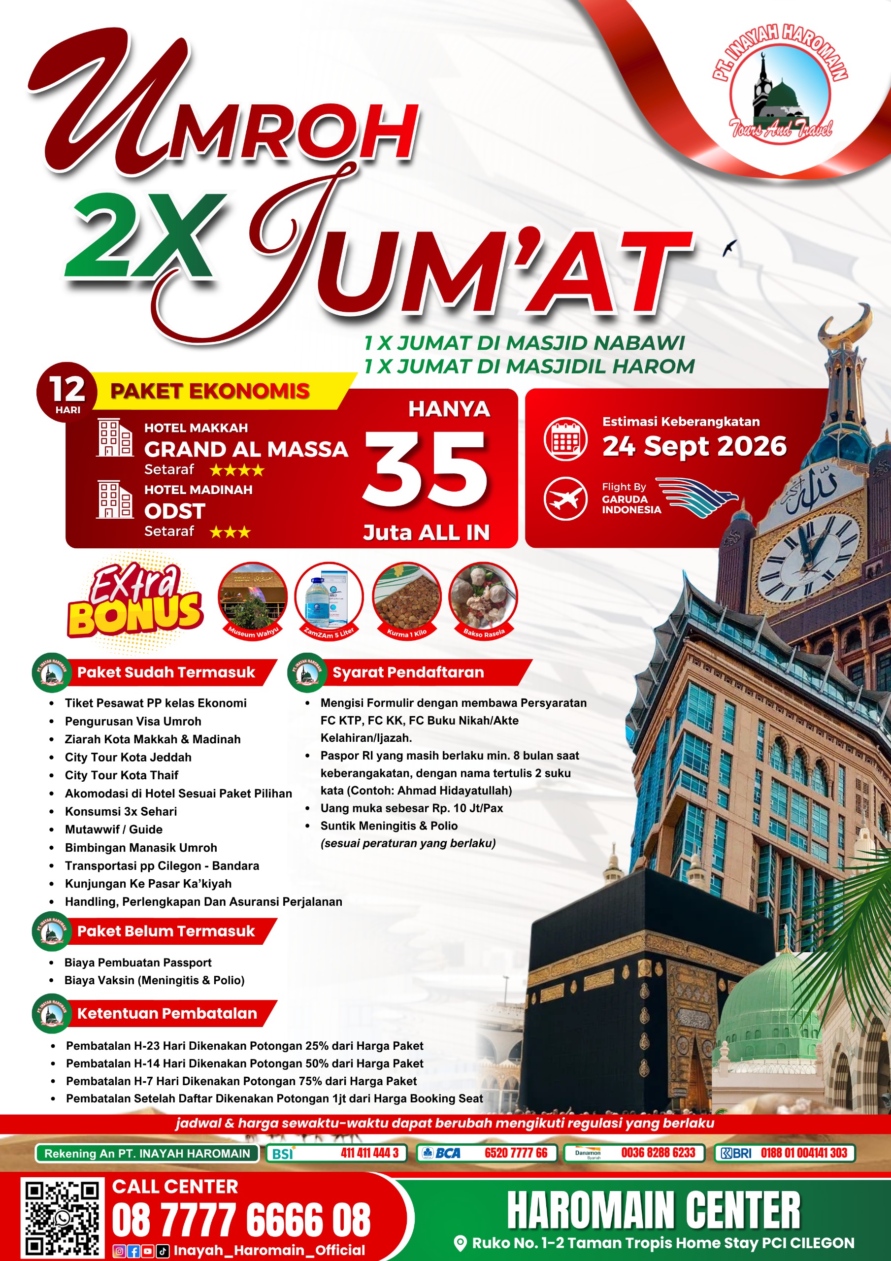 Paket Umrah 2X Jumat