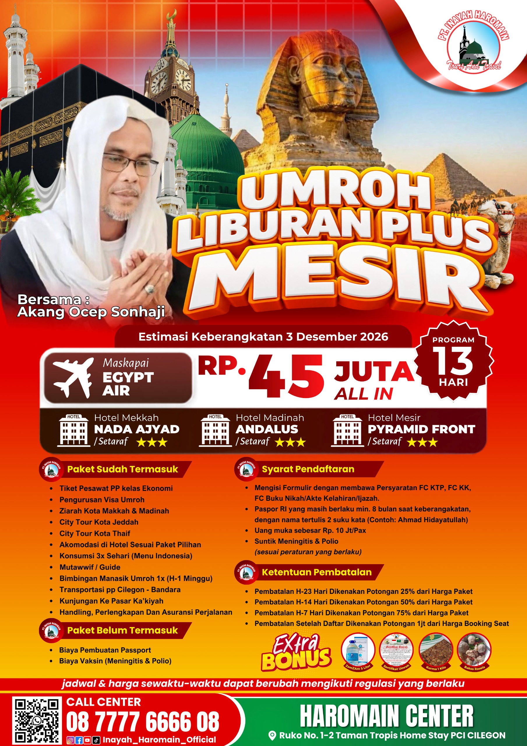 Paket Umrah Liburan Plus Mesir 1