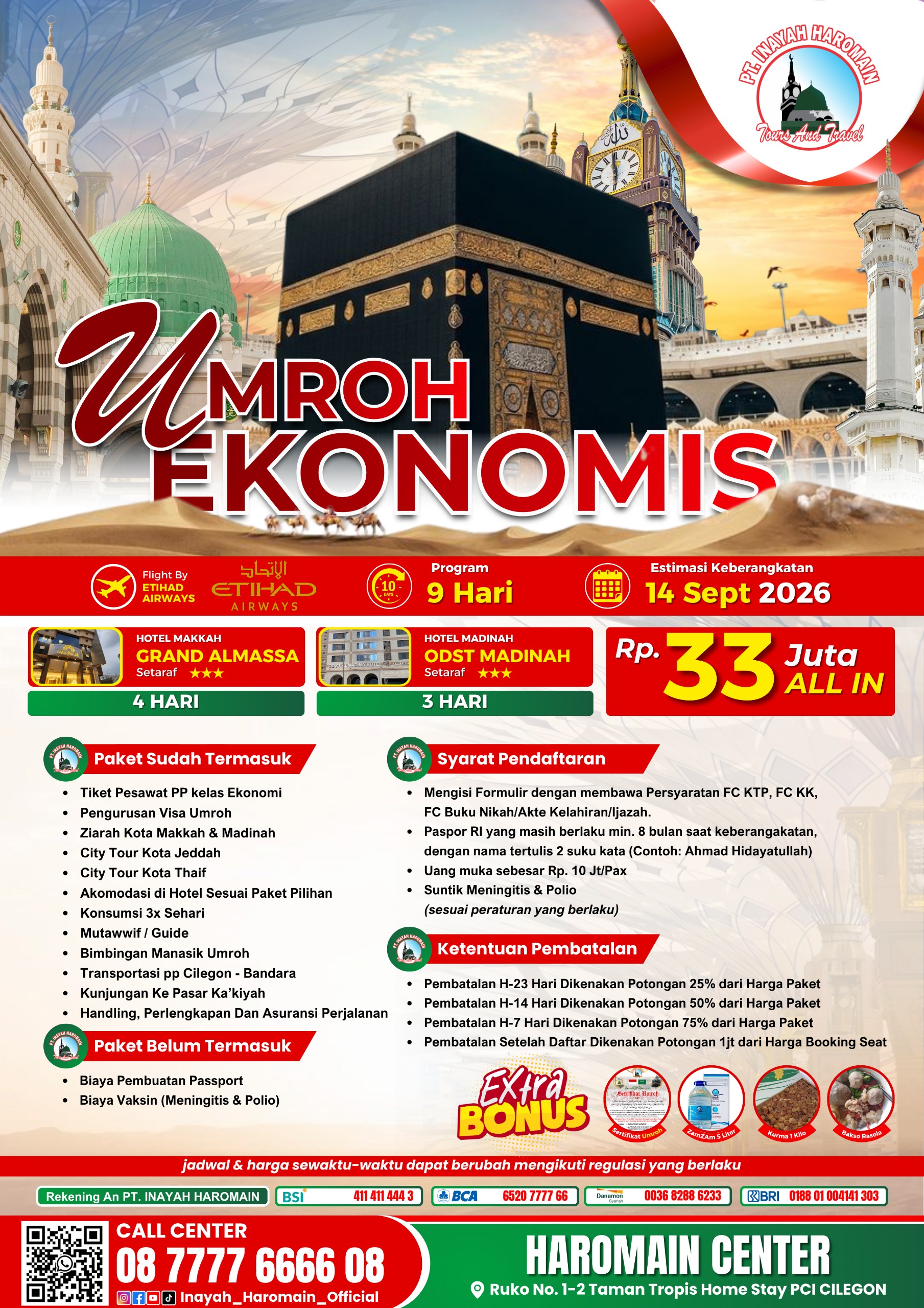 Paket Umrah Ekonomis 1